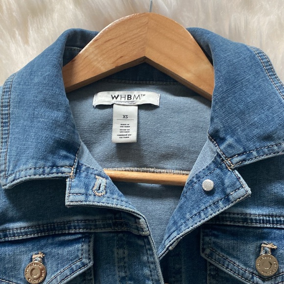 WHBM denim jacket - Picture 2 of 5